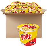 Kellogg's Corn Pops Cold Breakfast Cereal Cups, 8 Vitamins and Minerals, Kids Snacks, Original (12 Cups)