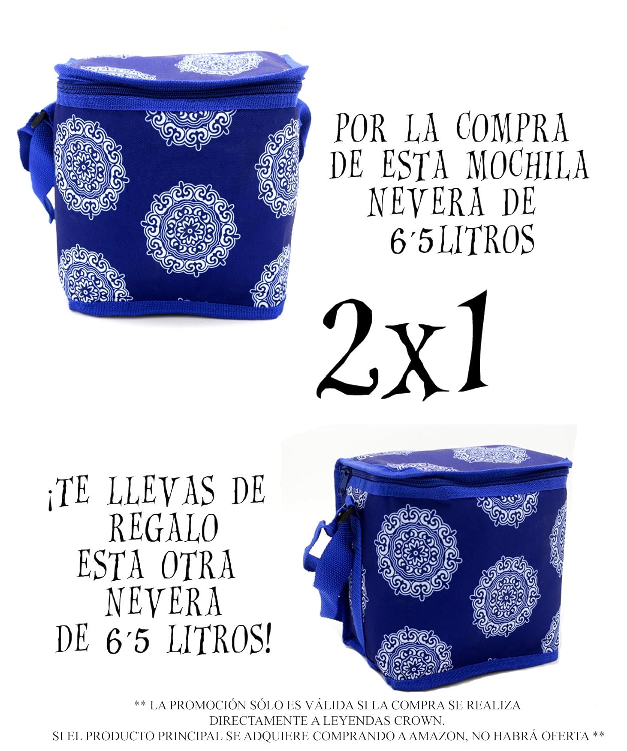 LEYENDAS Bolso Nevera Isotérmica Comida Almuerzo Oferta Color Azul ...
