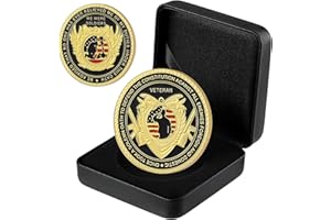 LULUCIRCLE Challenge Coin, We were Soldiers, Veteran Challenge Coins, Coins for Collectors, Military Commemorative Coin with Display Box, Veteran Gifts