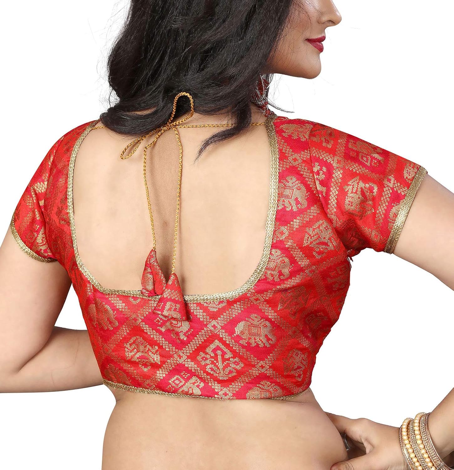 gopalvilla new blue color designer blouse(sfb003,pack of 1)