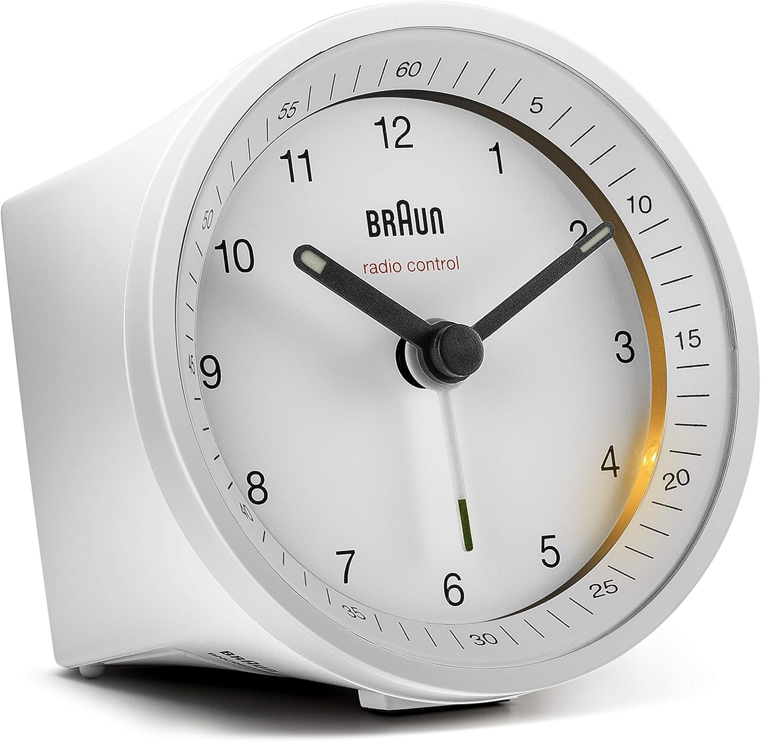 Amazon.co.jp： BRAUN ALARM CLOCK ブラウン アラーム クロック BC07 時計 クロック 電波時計 ホワイト 白