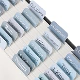 Mr. Pen- Laminated Bible Tabs, 75 pcs, Easy-to-Read &amp; Apply | Tear Resistant Index Tabs for Women and Men, Bible Study, Journaling, Prayer &amp; Scripture Navigation