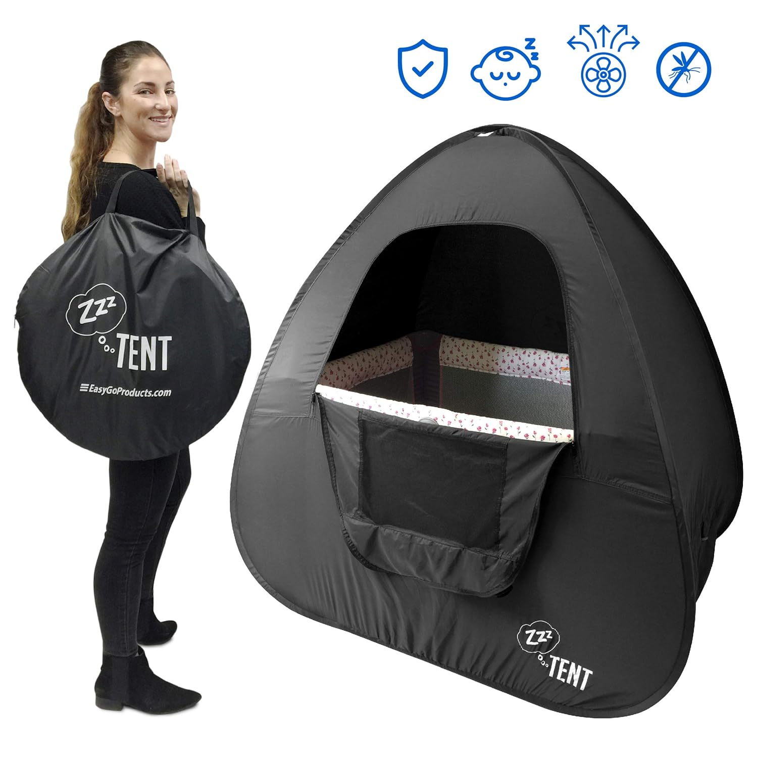 blackout tent for pack n play