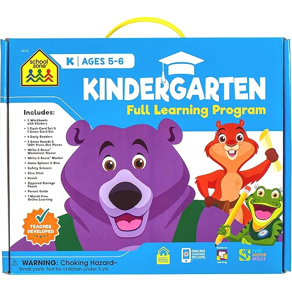 School Zone Get Ready Preschool Learning Playset: Pre-K, Workbooks