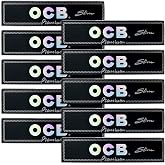 OCB - Premium King Slim Size Rolling Papers - 10 Booklets with 32 Leaves per Booklet