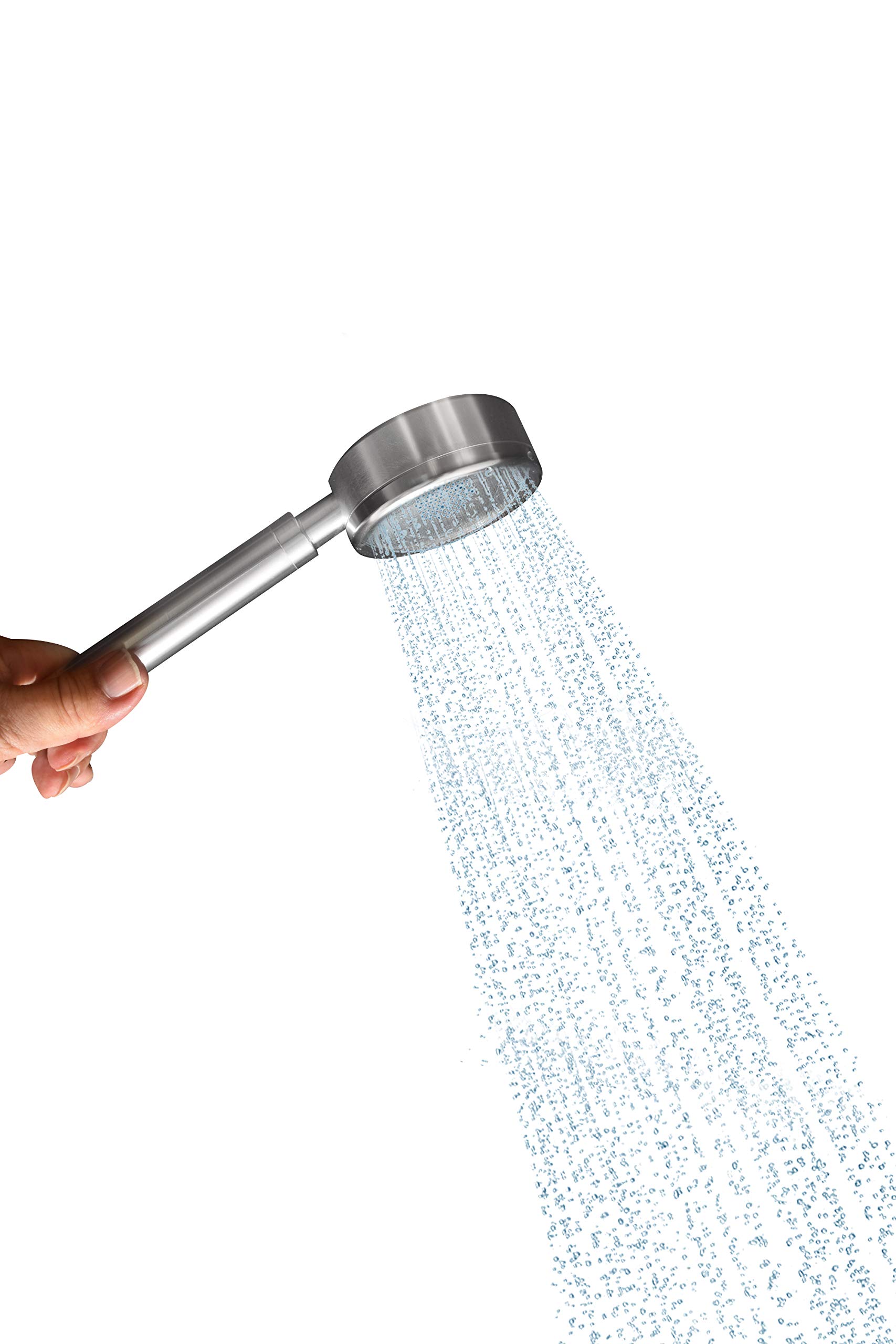 Filtered Shower Head: Handheld: All Metal: Reduces Chlorine, Dissolved Solids, Fluoride, Chloramine, & Heavy Meta: High Pressure: Helps Dry Hair and Itchy Skin: Rain Shower: by Barclays Buys