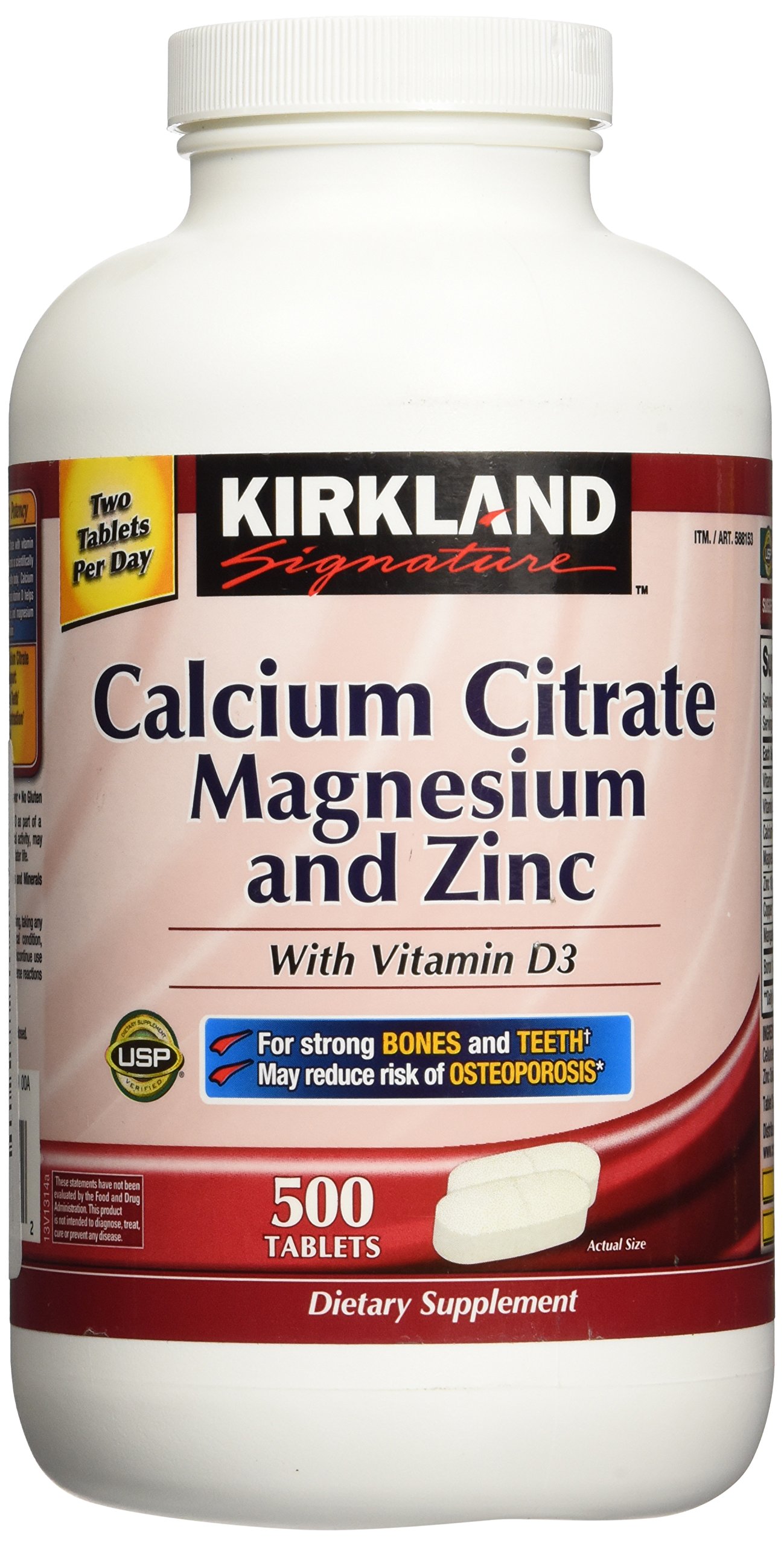 Kirkland Signature Calcium Citrate 500mg (500 Tablets) Buy Online in