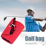 Mile High Life Golf Towel Tri-fold Microfiber with Carabiner Clip view 7