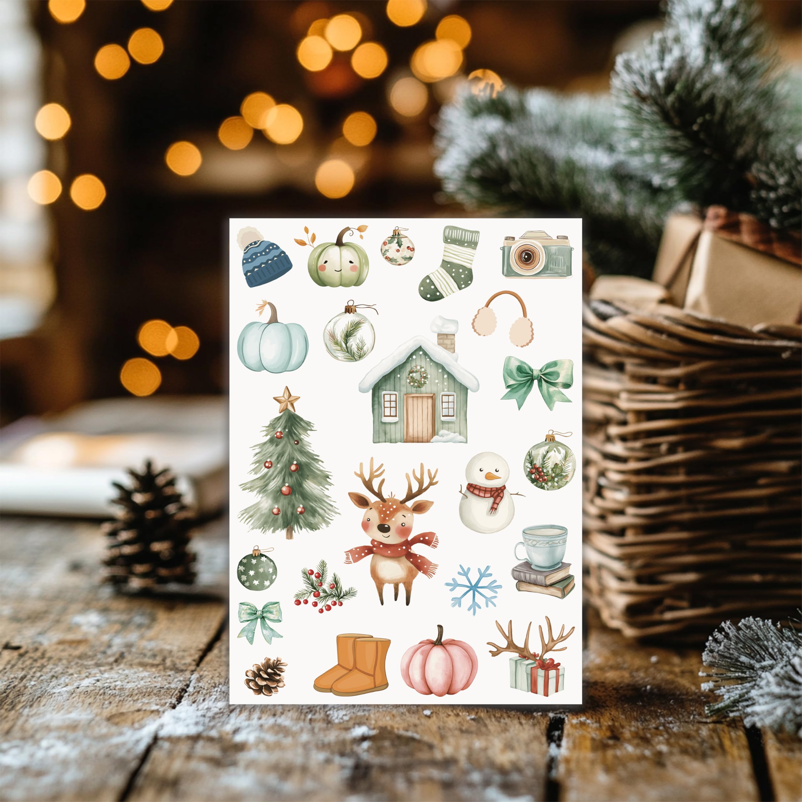 Planner Stickers (24 Page, 1000+ Stickers, Multicolor, Paper, Vintage Style, Holiday & Seasonal Themed, Planner & Scrapbook Accessories)