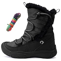 HAPPY NOCNOC Boys Girls Snow Boots Waterproof