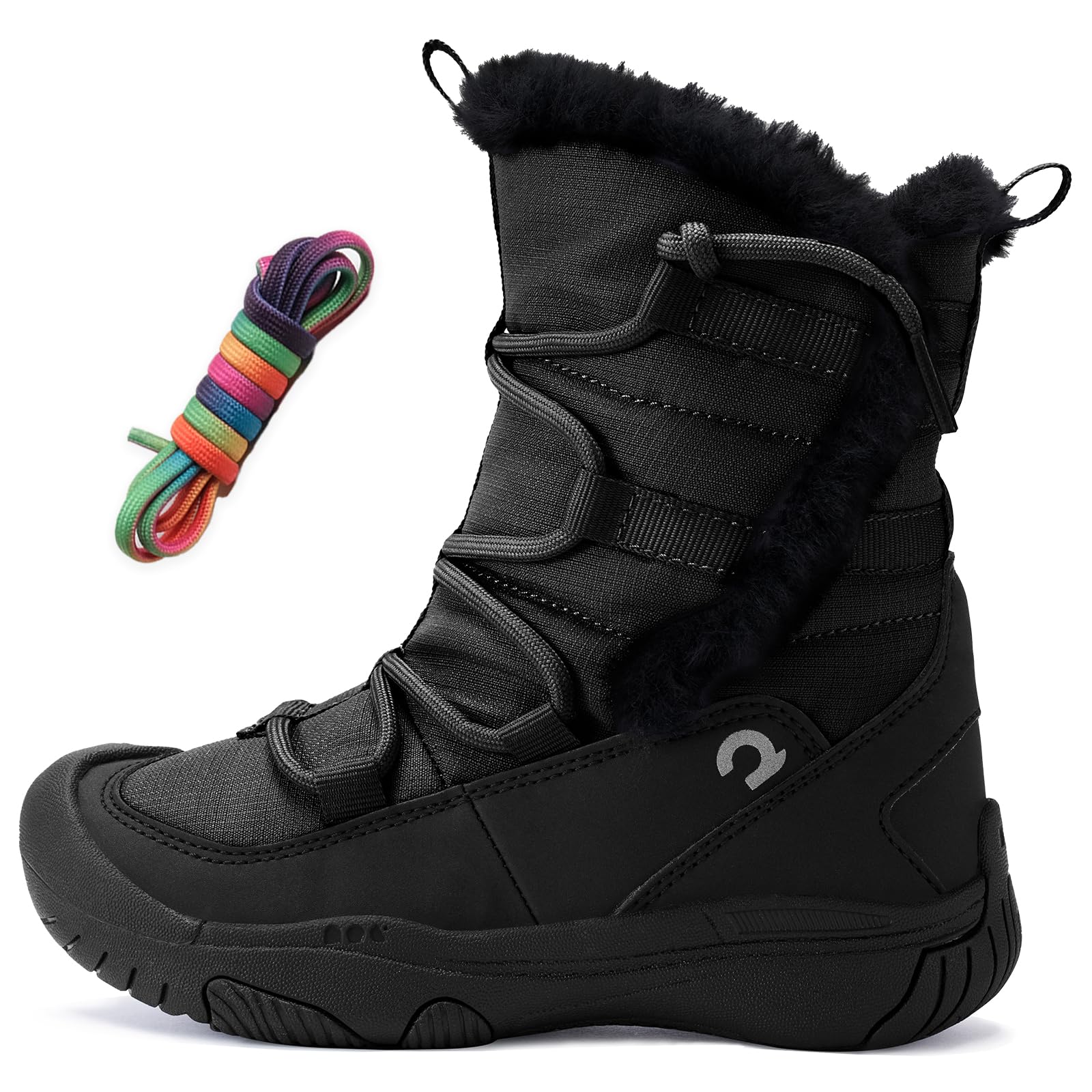 HAPPY NOCNOC Boys Girls Snow Boots Waterproof