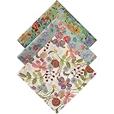 DoreenBeads Bandanas Cotton Head Kerchiefs for Women Multi Purpose Printed Hair Scarfs Headbands Large Handkerchiefs 20"