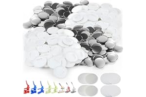 Nice2Have 100 Sets of Pinback Button Parts 58mm (2.25 inch) - Button Maker Supplies for Button Maker Machine