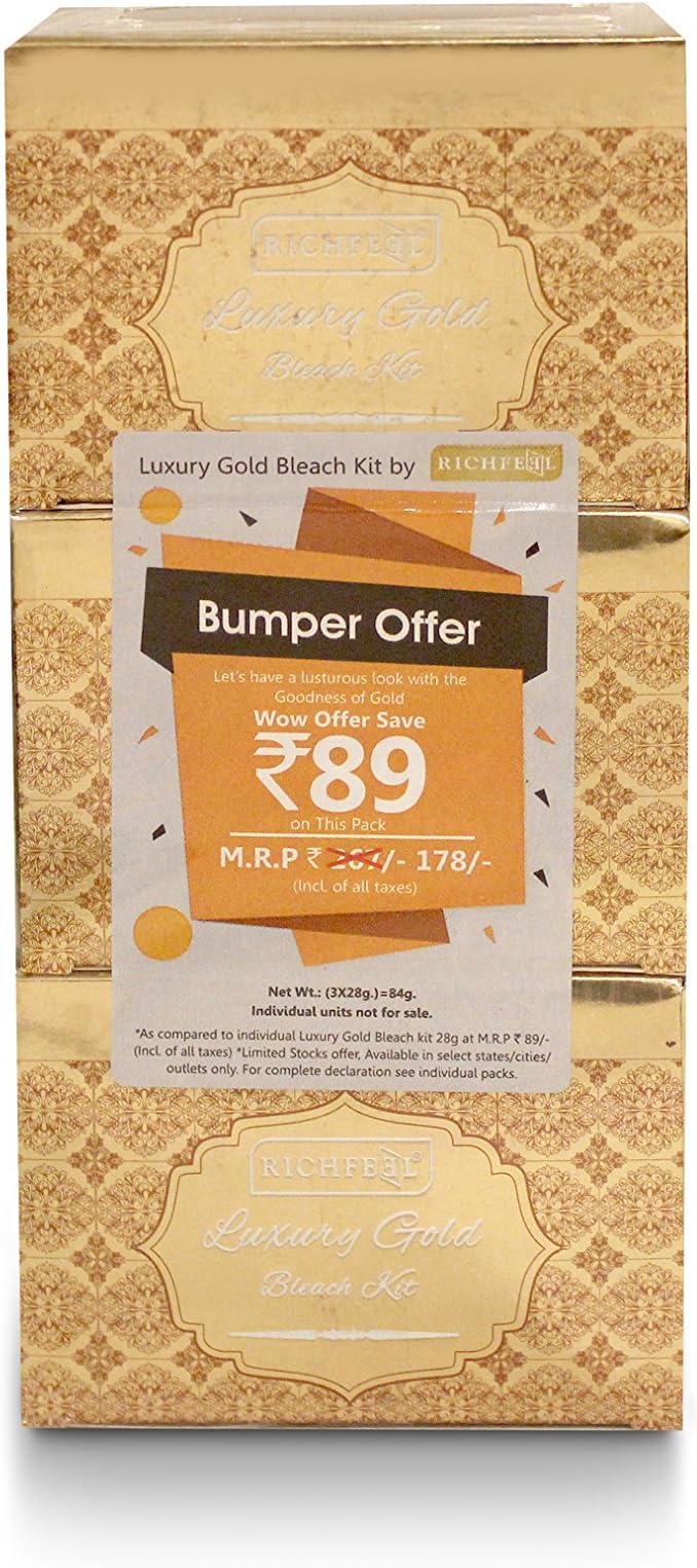 Richfeel Luxury Gold Bleach kit 28g (2+1)