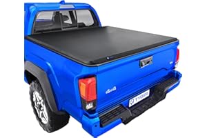 Tyger Auto T3 Soft Tri-fold Truck Bed Tonneau Cover Compatible with 2016-2023 Toyota Tacoma | 5' Bed | TG-BC3T1630 | Vinyl, Black