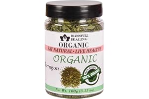Blessfull Healing Organic Tarragon 100 Gram Airtight Container (Packing May Vary)