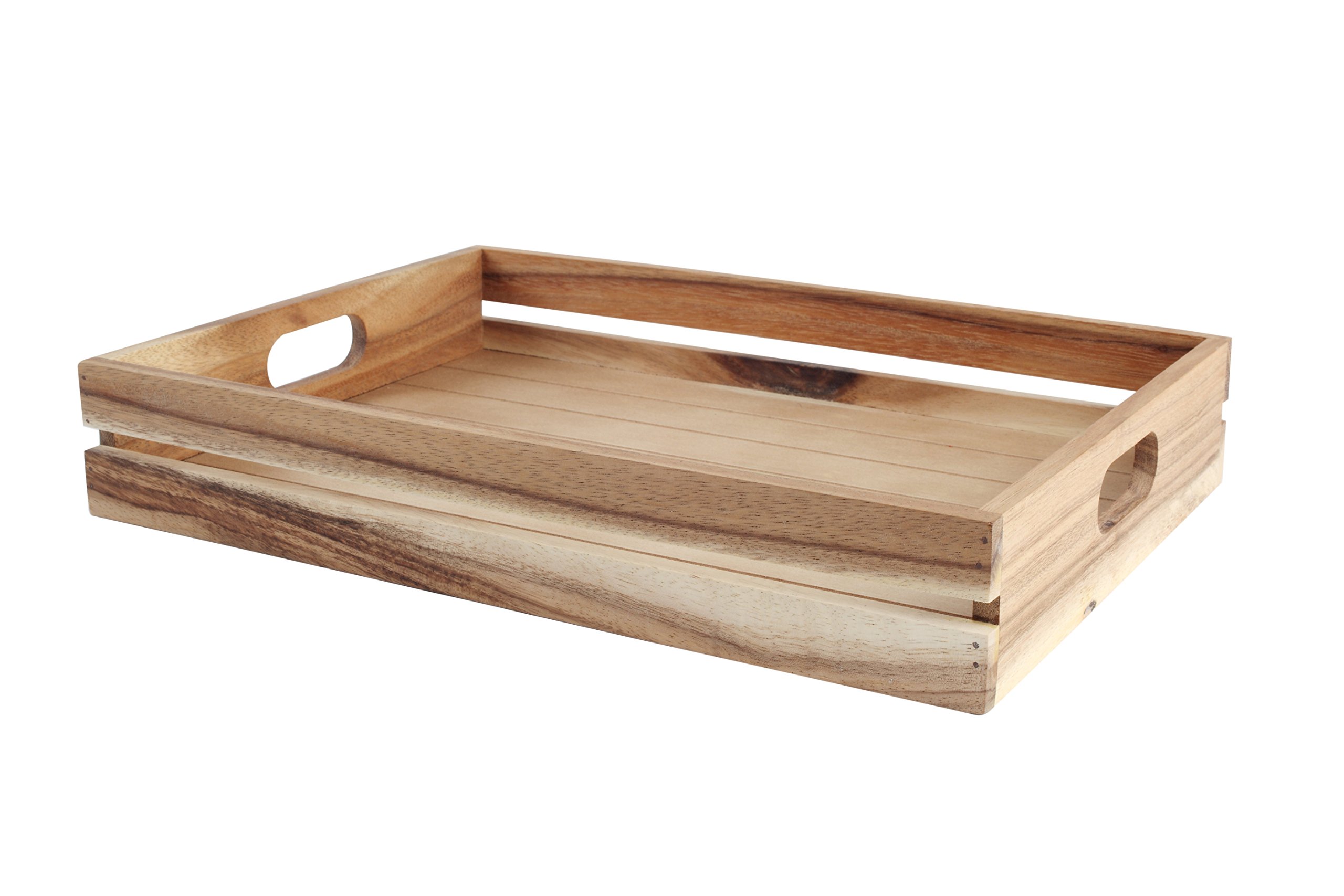 T&G Woodware Baroque Crate, Acasia, Large