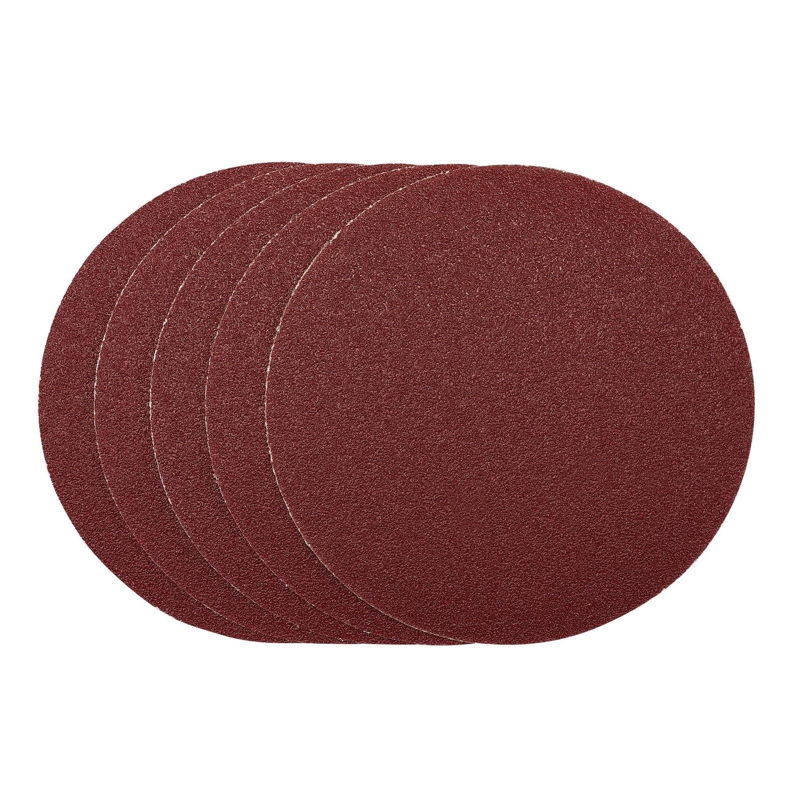 Draper 63023 Sanding Discs, 200mm, 40 Grit, PSA (Pack of 5)