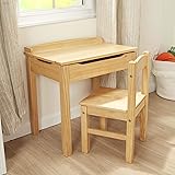 child's desk with chalkboard top