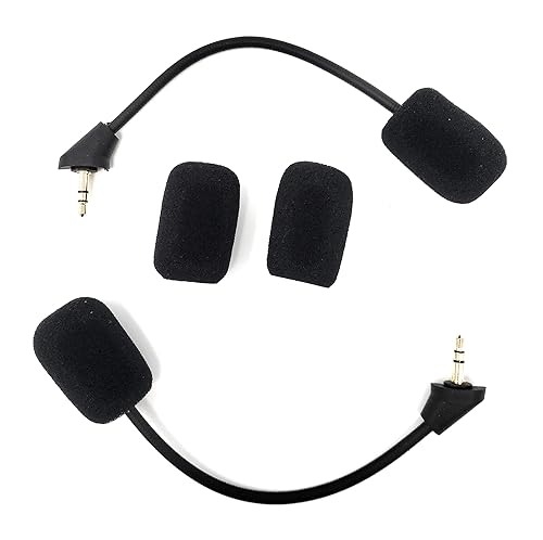 TNE 2-Pack Replacement Cloud Alpha Game Mic Microphone Boom only for  Kingston HyperX Cloud Alpha PS4 Xbox One Nintendo Switch Computer PC Mac