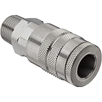 Dixon Valve 2DF2-S Stainless Steel 303 Pneumatic Coupler - 1/4" Coupling X 1/4" NPTF Female