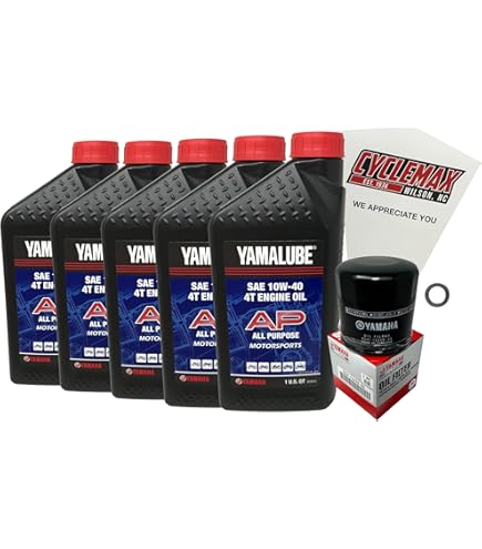 Amazon.com: Cyclemax Full-Synthetic Yamalube Oil Change Kit