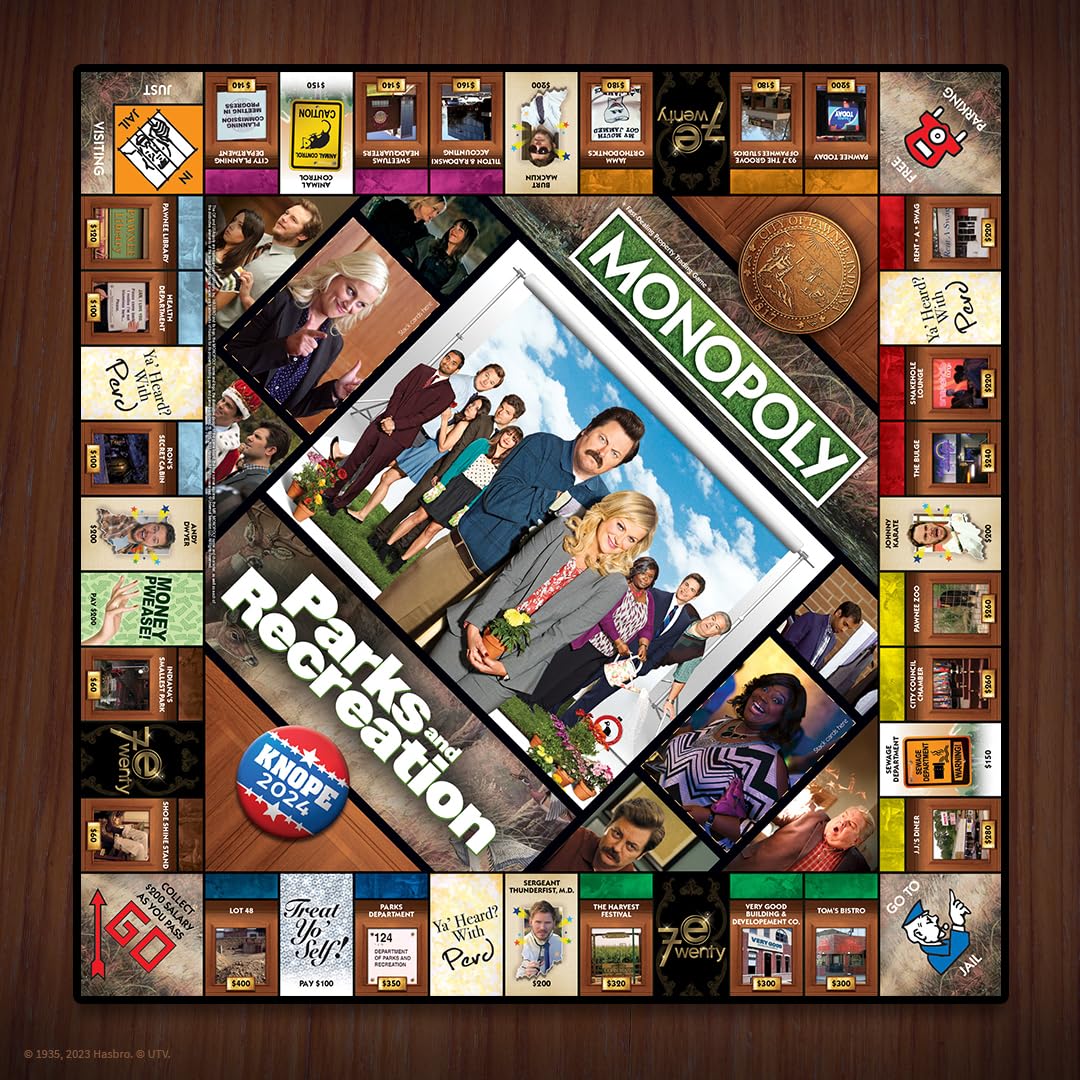 Monopoly: Parks & Recreation Edition Board Game