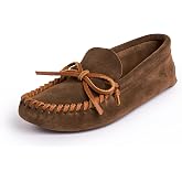 Minnetonka Men's Leather Laced Softsole Moccasin