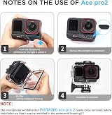 FitStill Waterproof Case for Insta 360 Ace Pro 2/Ace Pro 60M Diving Protective view 4
