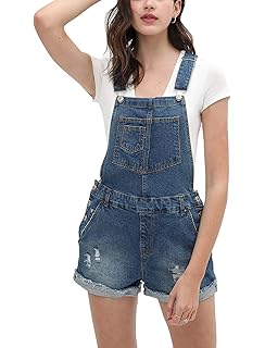 black jean overall shorts