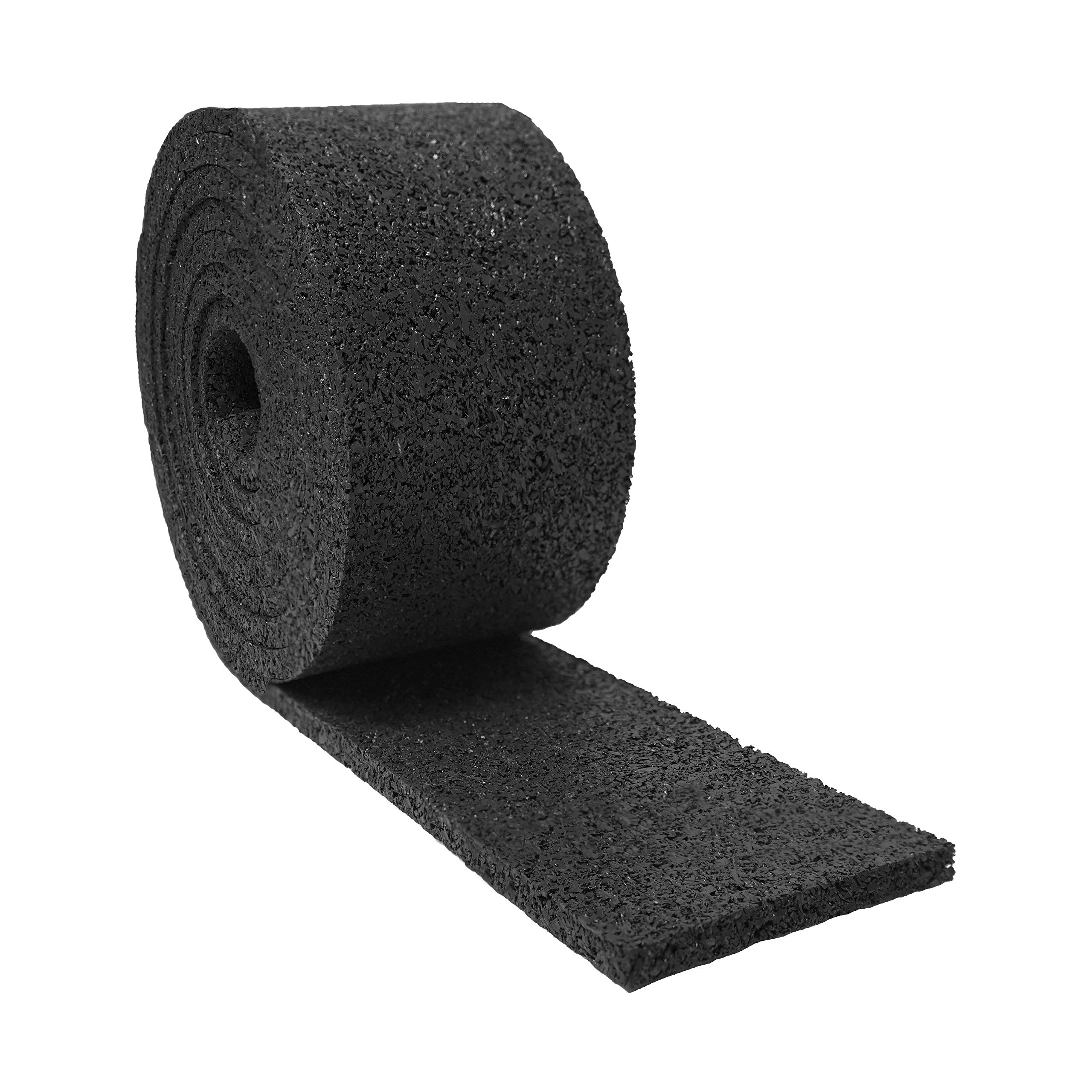 8 mm rubber granulate roll, 77 x 2300 mm, plastic roll, weatherproof, plastic rubber granulate pads for balcony, garden and decking, terrace floor outside as floor mat, for floor plates underlay