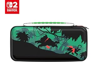 Turtle Beach PlayTrek Travel Case Officially Licensed for Nintendo Switch 2, Nintendo Switch, Switch Lite/OLED, Hard Shell Carrying Case, Game Card Case, Storage, Protection - Donkey Kong Black/Green