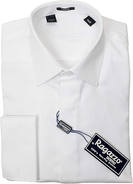 boys slim fit white shirt