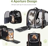 Lekesky Large Cat Carrier Backpack Expandable Pet Carrier for Dogs Cats up to view 5