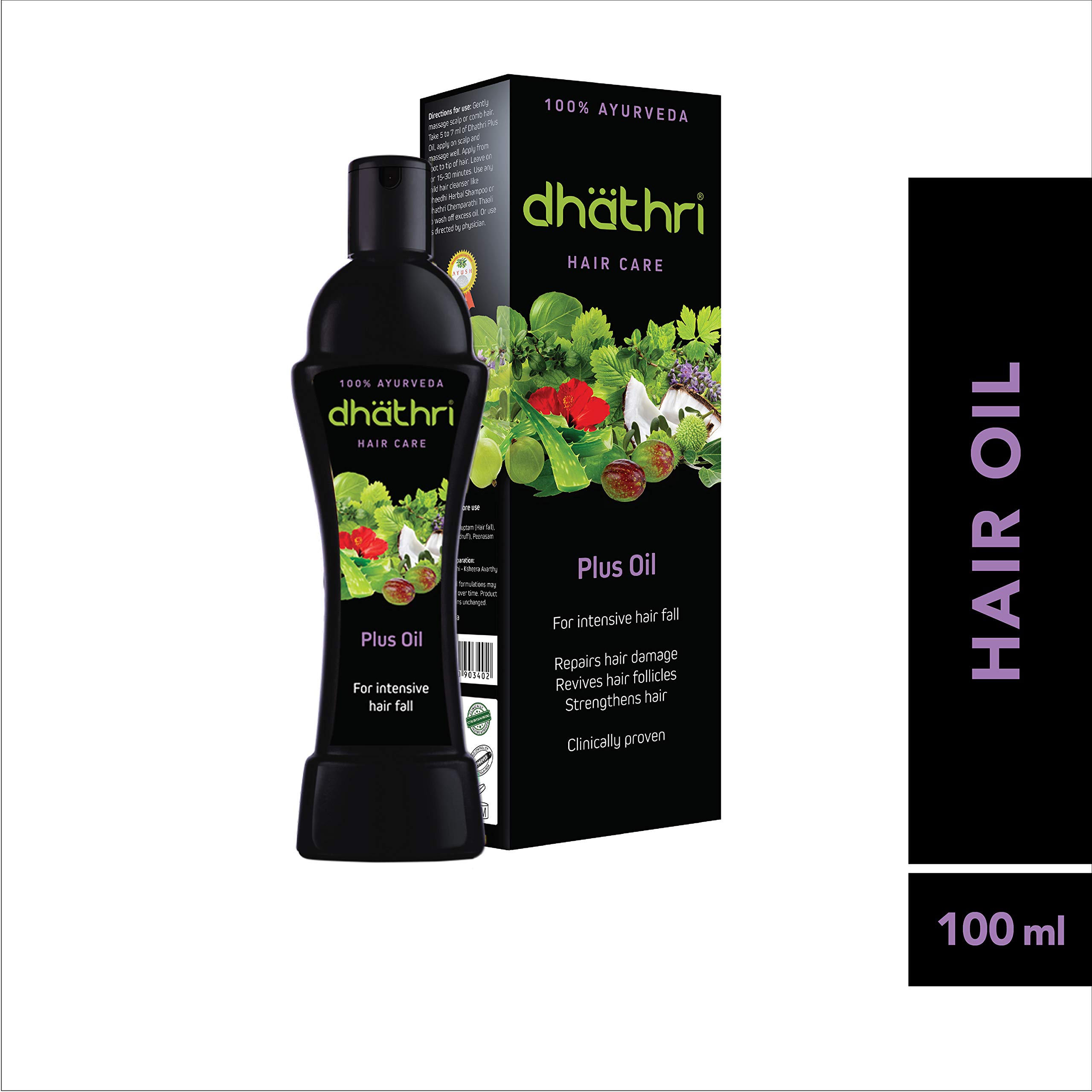 Dhathri Hair Care Plus Herbal Oil 100ml Buy Online In Uae
