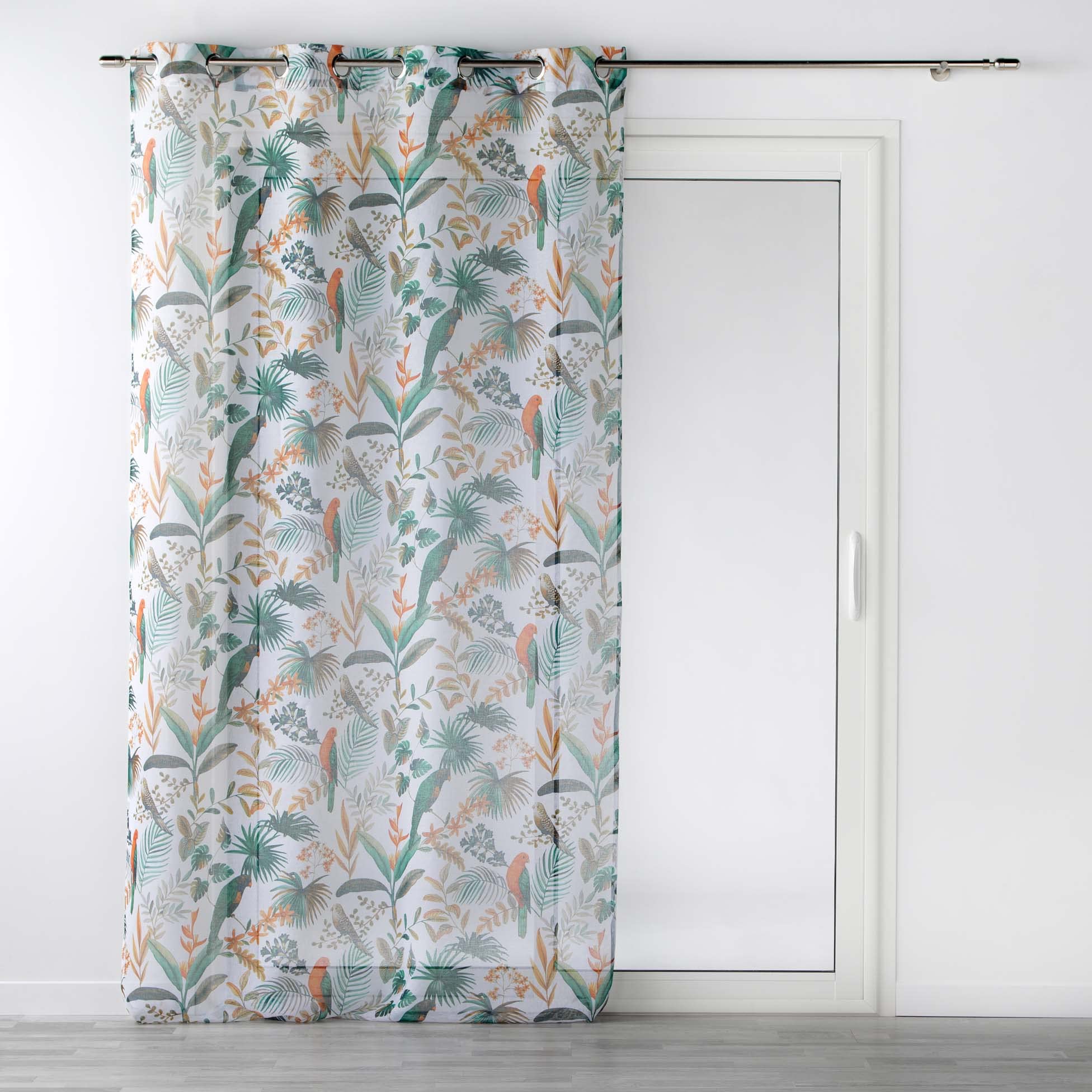 Douceur d'Intérieur, Eyelet Curtain 140 x 240 cm Sandblasted Panis White