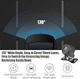 Tinshow AHD 1080P Car Reversing Camera 170° Wide Angle Night Vision Waterproof view 6