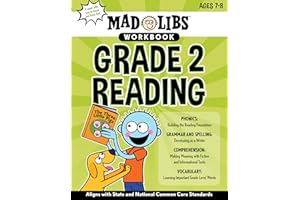 Mad Libs Workbook: Grade 2 Reading: Aligns with State and National Common Core Standards