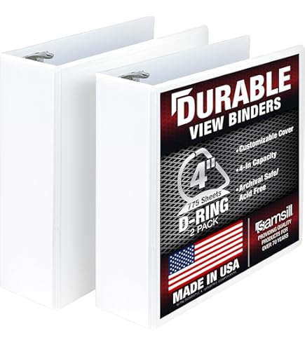Amazon.com : Avery Heavy-Duty View 3 Ring Binder, Extra Wide, 1