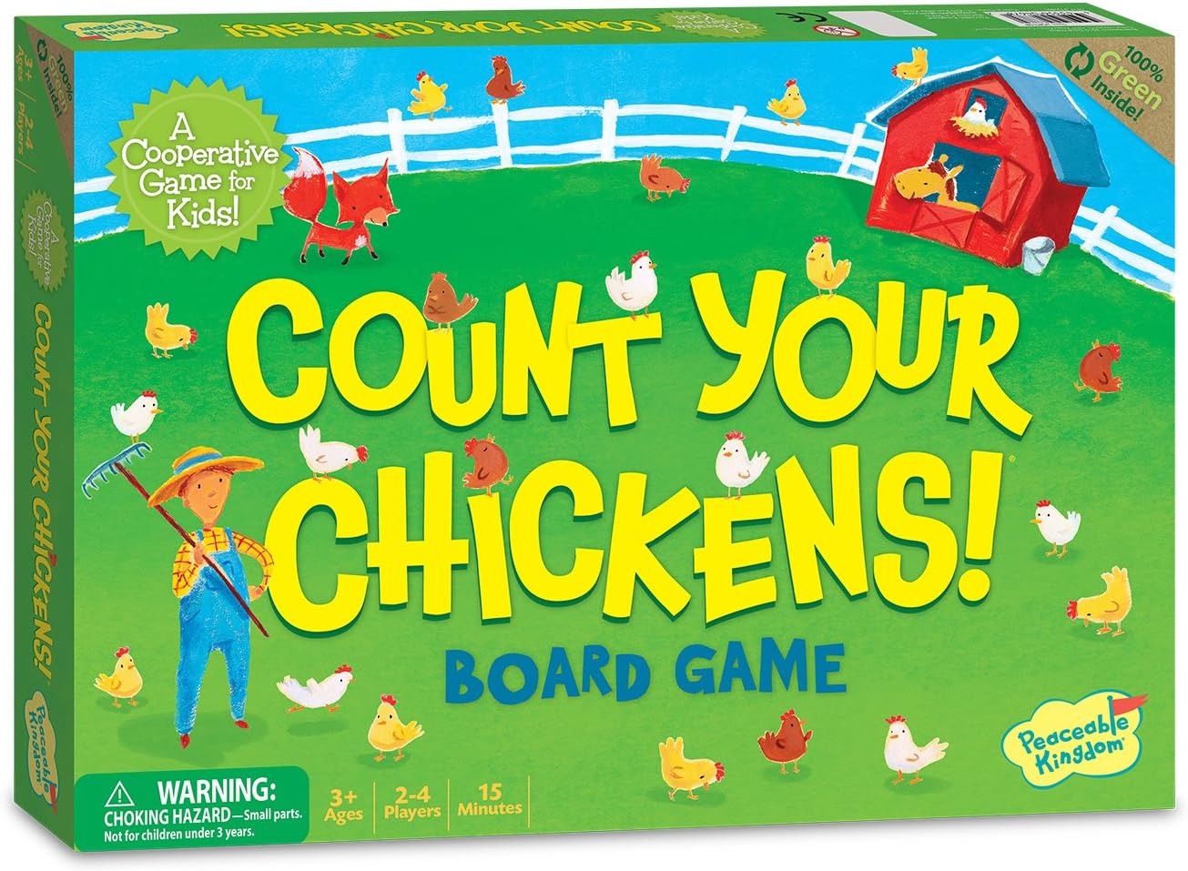 Count Your Chickens Board Game Peaceable Kingdom Press Amazon co uk Count Your Chickens Board Game Peaceable Kingdom Press Amazon co uk