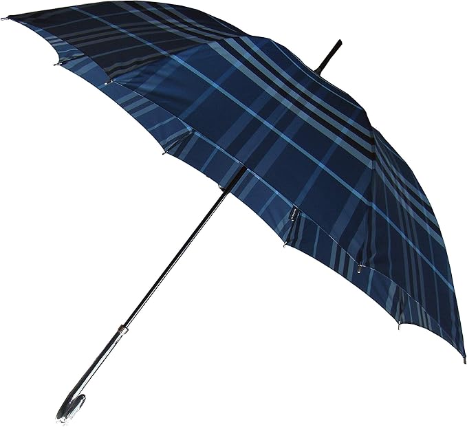 Amazon Co Jp バーバリー Burberry 婦人 レディース ジャンプ式 ワンタッチ 60cm 傘 長傘 雨傘 チェック柄 日本製 ネイビー 服 ファッション小物