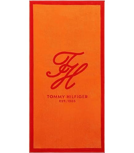 Amazon.com: Tommy Hilfiger - Oversized Beach Towel, 100% Cotton