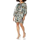 Trina Turk Women's Metallic Blouson Dress
