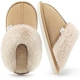 Aomigoct Womens Fuzzy House Slippers: Warm Plush & Non-Slip for Everyday Soft - The Perfect Thoughtful Gift for Mom & Grandma in Winter