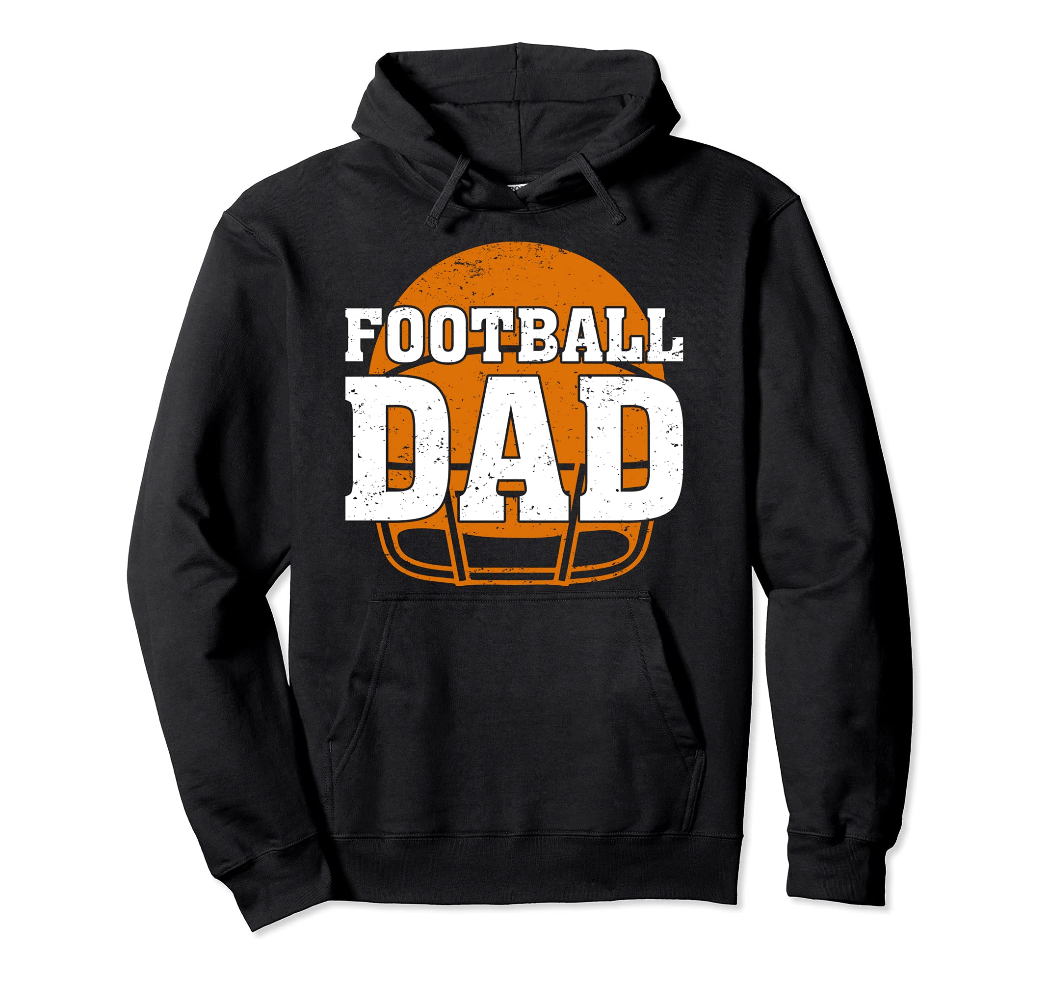 Football Sports Lover Funny Football Dad Father's Day Pullover Hoodie