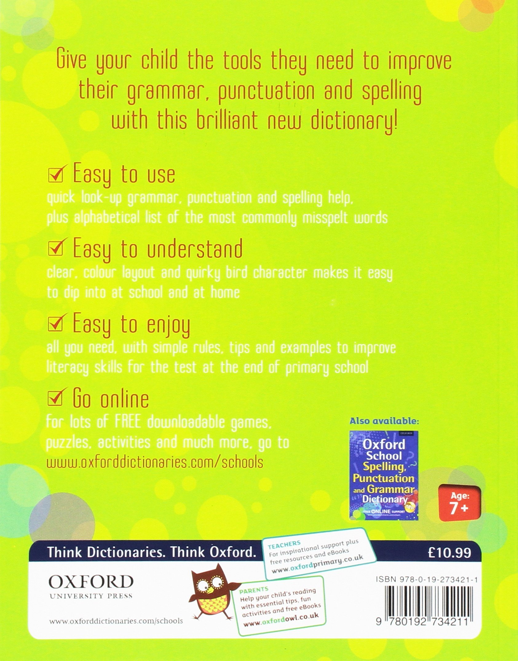 [- Oxford Primary Grammar, Punctuation and Spelling Dictionary (Oxford Dictionary) -]