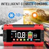 Husgw 10A 12V Smart Battery Charger Maintainer with Temperature Compensation view 6