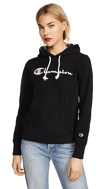 champion felpa nera donna