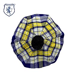 Scottish Tam O' Shanter Acrylic Tartan Wool Tammy
