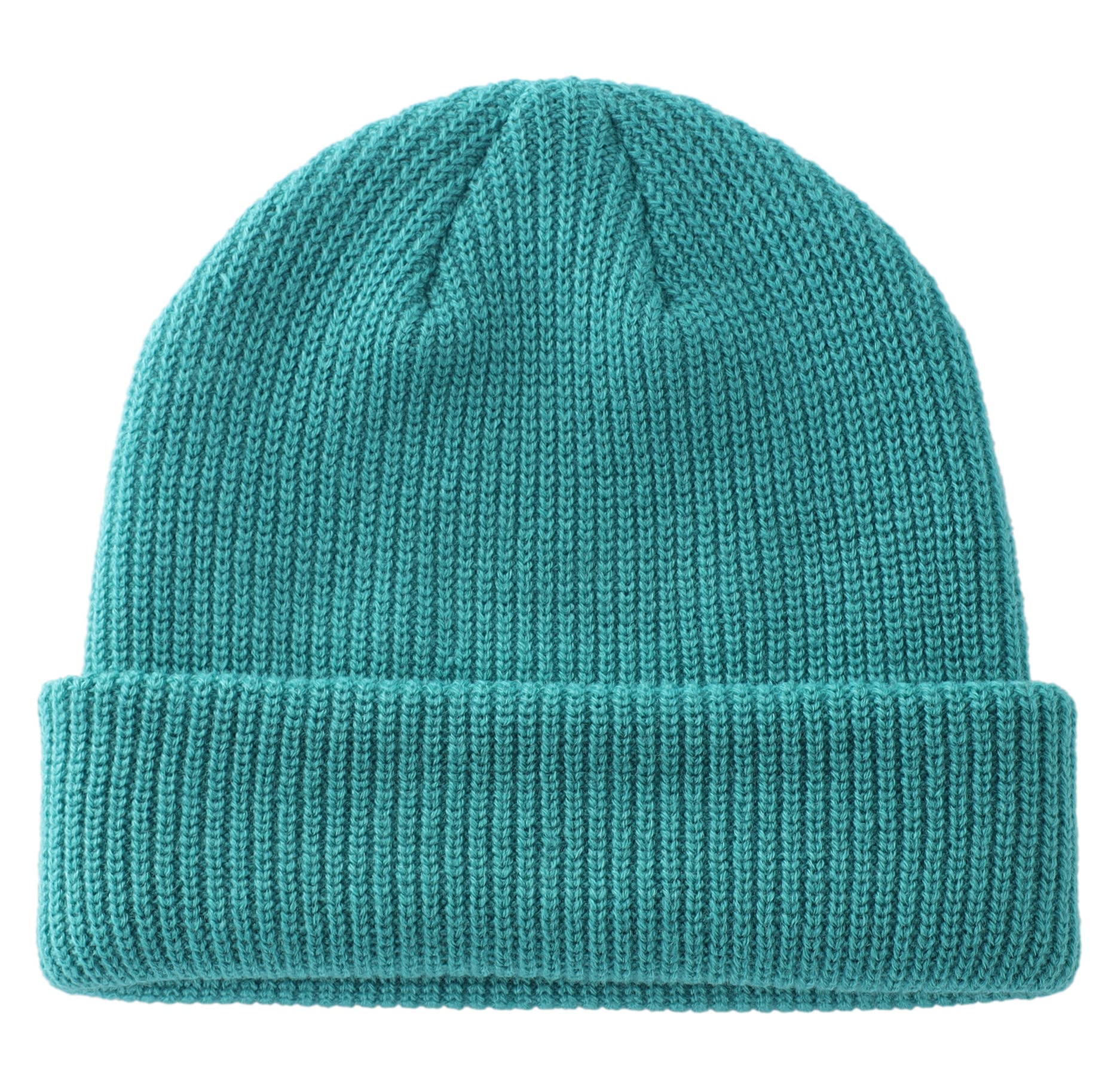 Decentron Classic Men's Warm Winter Hats Thick Knit Cuff Beanie Cap Daily Beanie Hat (Lake Blue)